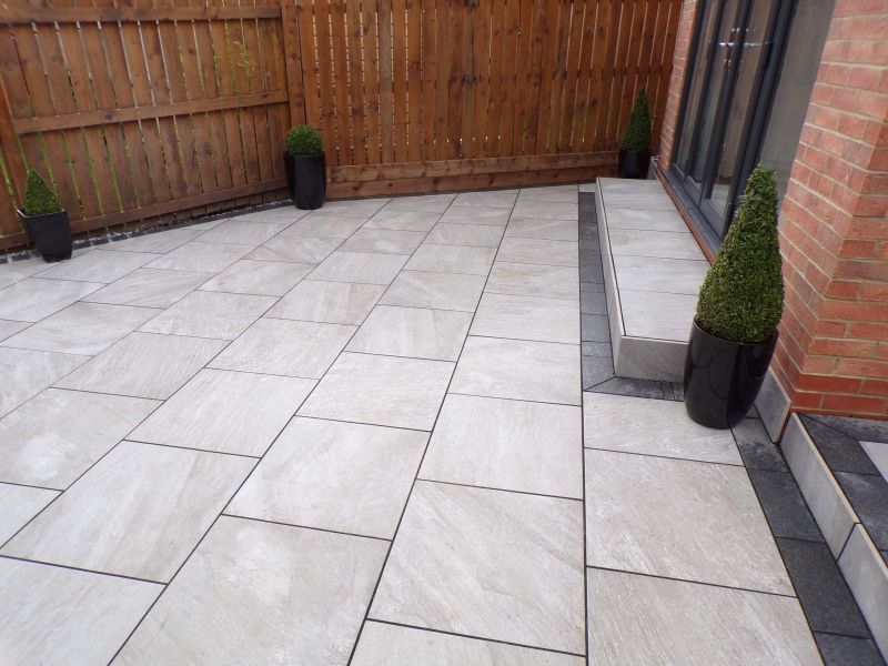 Porcelain Patio Installation